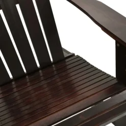 Rocking chair de jardin en bois