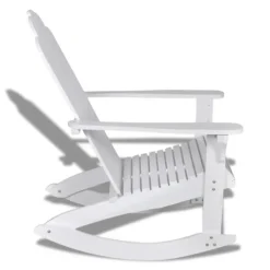 Rocking chair de jardin en bois