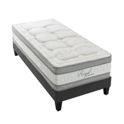 ROYAL 5* - Matelas mémoire de forme + sommier bois mi-ferme