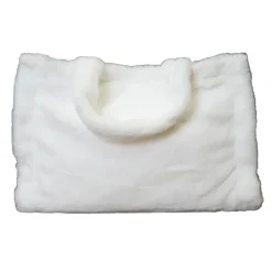 Sac cabas effet doudou avec fermeture aimantée
