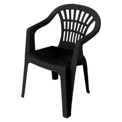 Salon de jardin en résine – Table ovale et 4 fauteuils