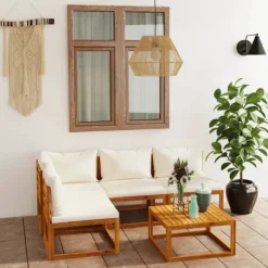 Salon de jardin extérieur 5 pièces