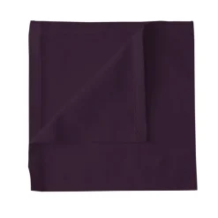 Serviette de table unie et colorée