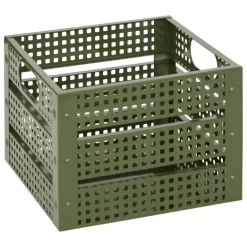 Set de 4 caisses de rangement en métal empilables