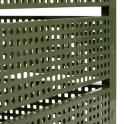 Set de 4 caisses de rangement en métal empilables