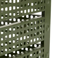 Set de 4 caisses de rangement en métal empilables