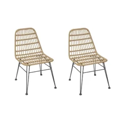 Set de 2 chaises Hespéride Lambada style exotique
