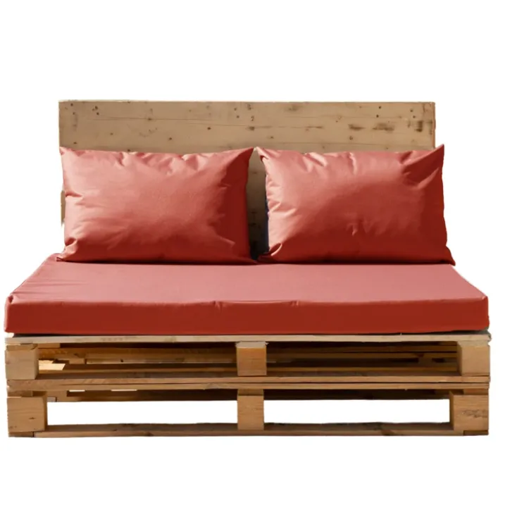 Set de 3 coussins palette extérieurimperméable et déhoussable MINORQUE