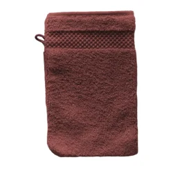 Set de 4 gants de toilette en coton Mirmande