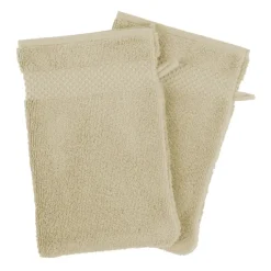 Set de 4 gants de toilette en coton Mirmande
