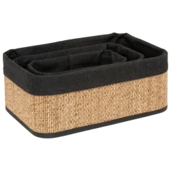Set de 3 paniers en bambou