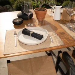Set de table en jute enduite