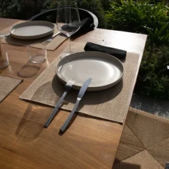 Set de table en jute enduite