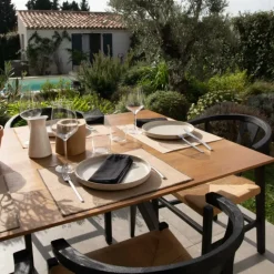 Set de table en jute enduite