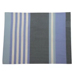 Set de table en plastique à rayures