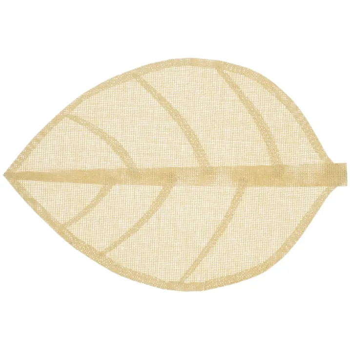 Set de table forme feuille