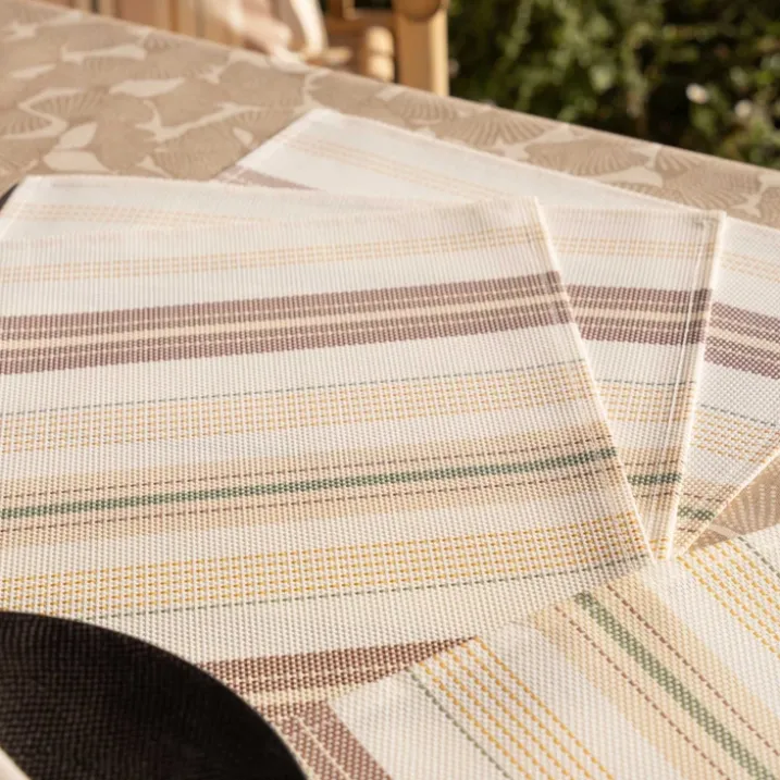 Set de table rectangulaire enduite