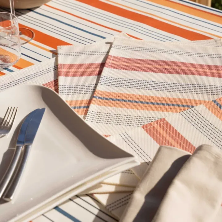 Set de table rectangulaire enduite