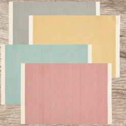 Set de table tissé avec liseré