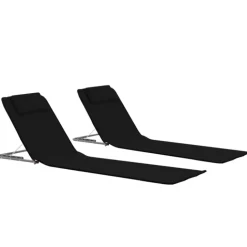 Set de 2 tapis de plage pliables