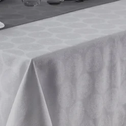 2 sets de table en damassés