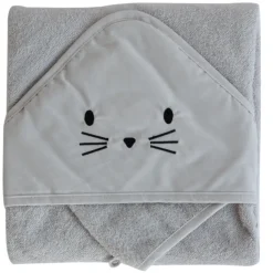 Set sortie de bain et gant lapin