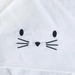 Set sortie de bain et gant lapin