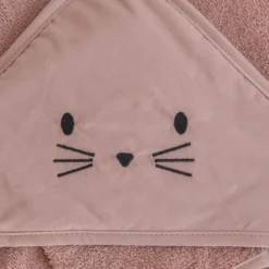 Set sortie de bain et gant lapin