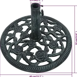 Socle de parasol en fonte