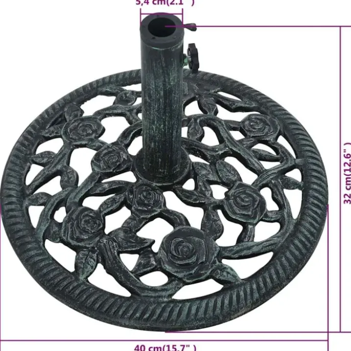 Socle de parasol en fonte