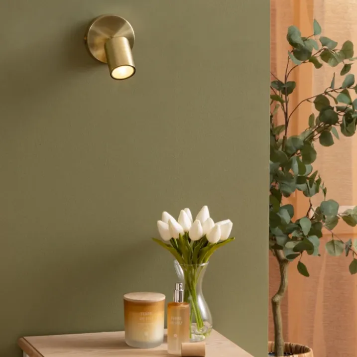 Spot mural orientable compatible plafond