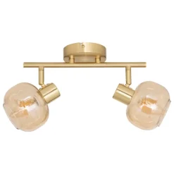 Spot orientable en verre et métal