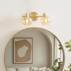 Spot orientable en verre et métal