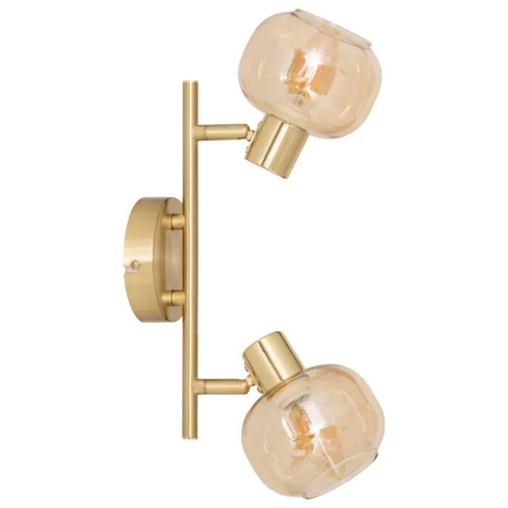 Spot orientable en verre et métal