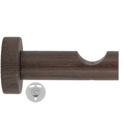 Support tringle tige en frêne 80 mm D28