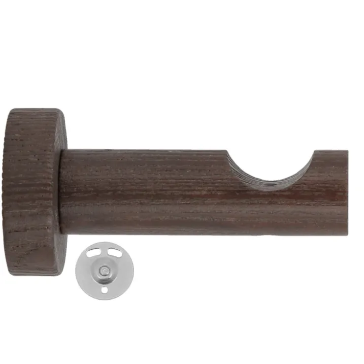 Support tringle tige en frêne 80 mm D28