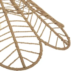 Suspension fleur en corde