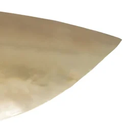 Suspension luminaire design en métal doré