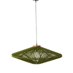 Suspension luminaire en fibre naturelle