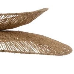 Suspension luminaire en jute