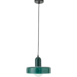 Suspension luminaire rétro en verre