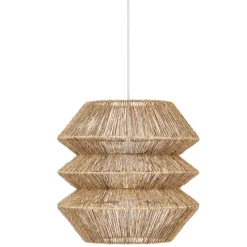 Suspension style accordéon en jute