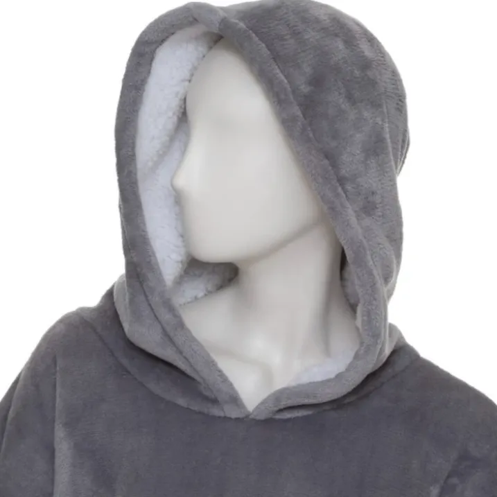 Sweat plaid à capuche