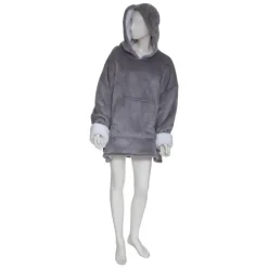 Sweat plaid à capuche