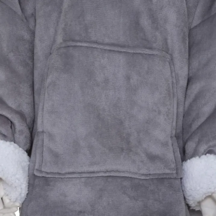 Sweat plaid à capuche