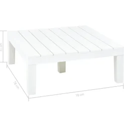 Table basse de jardin durable