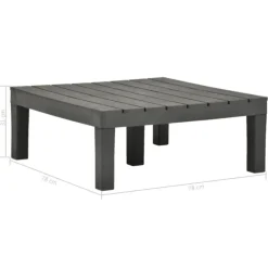 Table basse de jardin durable