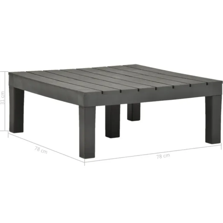 Table basse de jardin durable