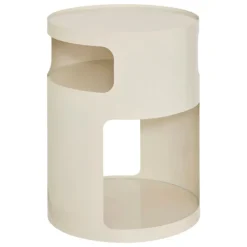 Table d’appoint ronde avec niches de rangement