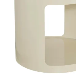 Table d’appoint ronde avec niches de rangement